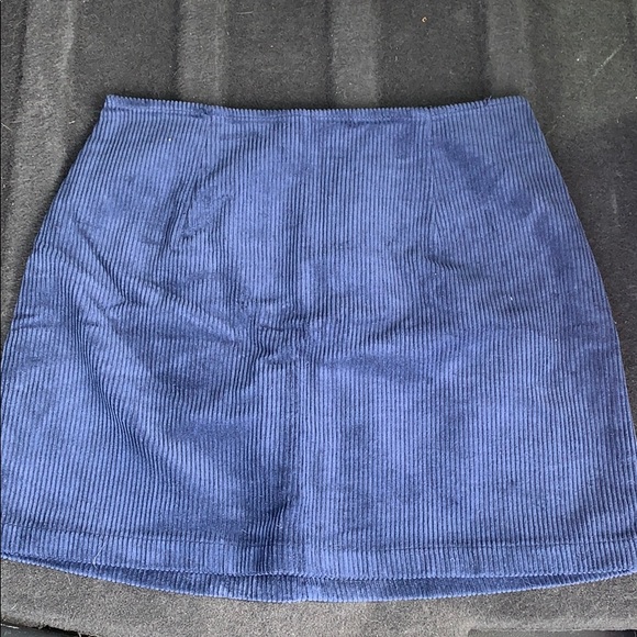 Corduroy Skirt kendall and Kylie Pacsun navy Small - Picture 1 of 3